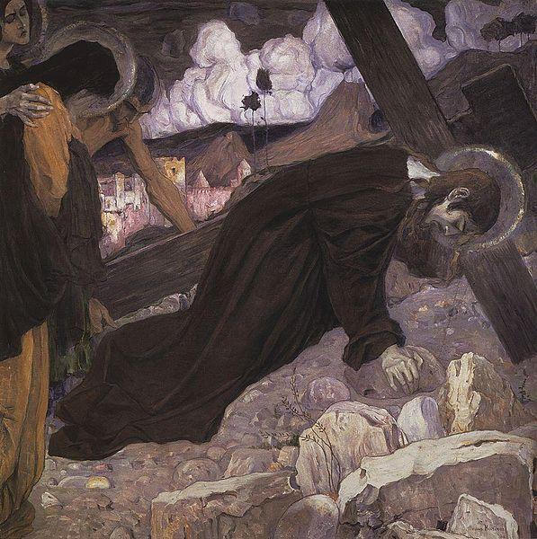 Mikhail Nesterov Crucifixion oil painting picture